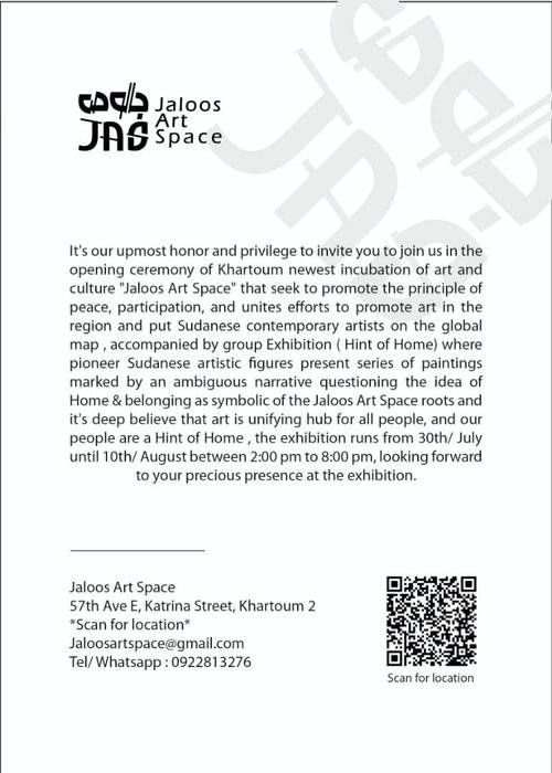 Jaloos Art Space welcome